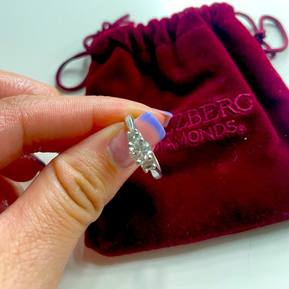 18k WG engagement ring